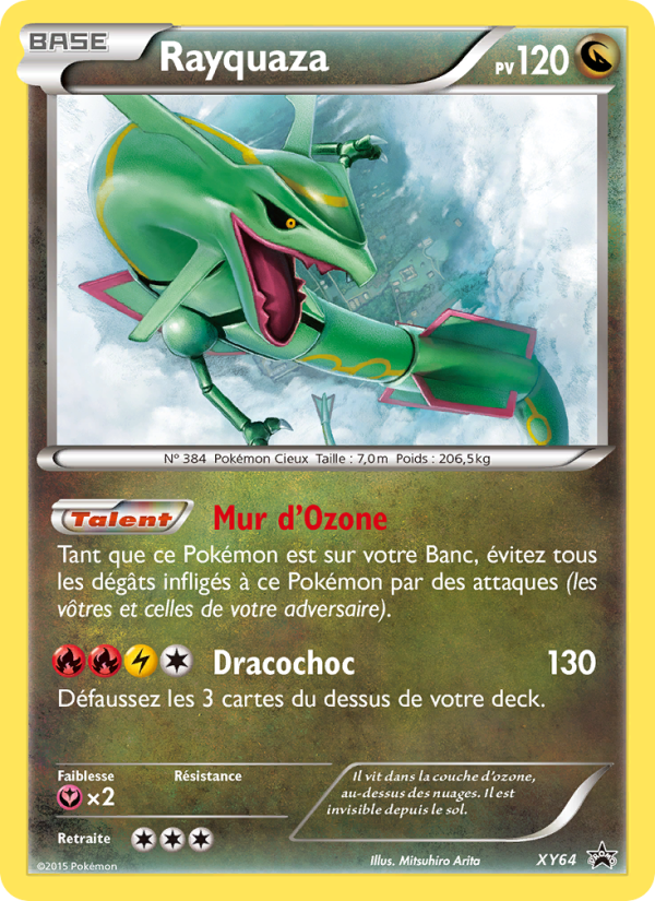 Rayquaza XY64 — Promo XY (French Pokémon TCG card)