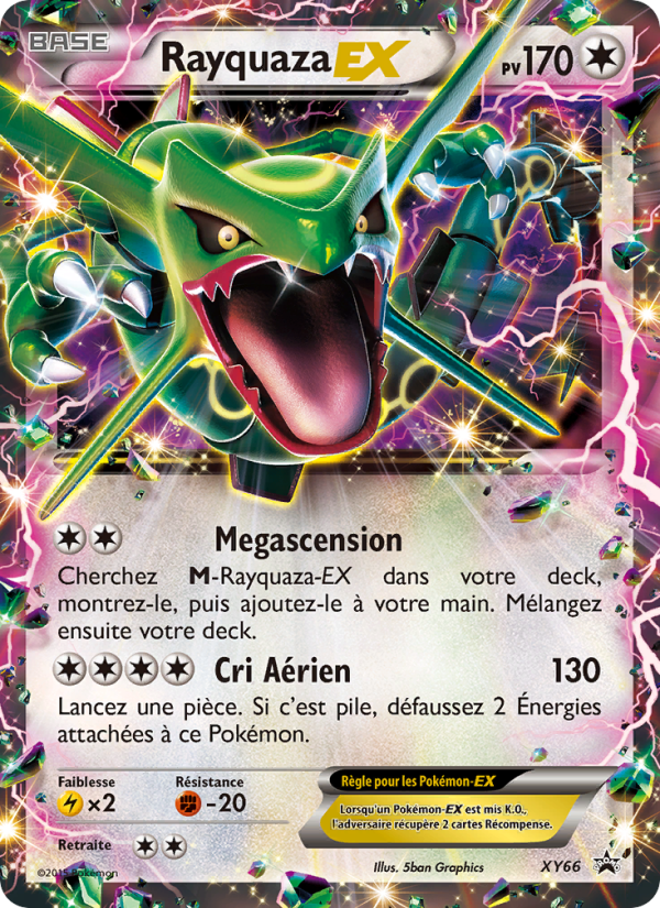 Rayquaza EX XY66 — Promo XY (French Pokémon TCG card)