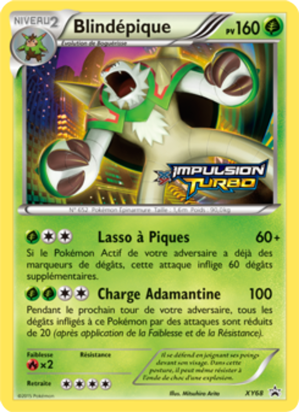 Blindépique XY68 — Promo XY (French Pokémon TCG card)