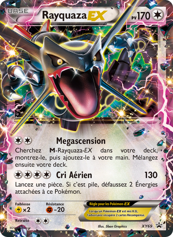 Rayquaza EX XY69 — Promo XY (French Pokémon TCG card)