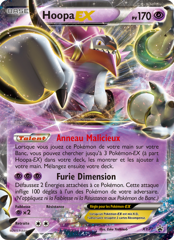 Hoopa EX XY71 — Promo XY (French Pokémon TCG card)