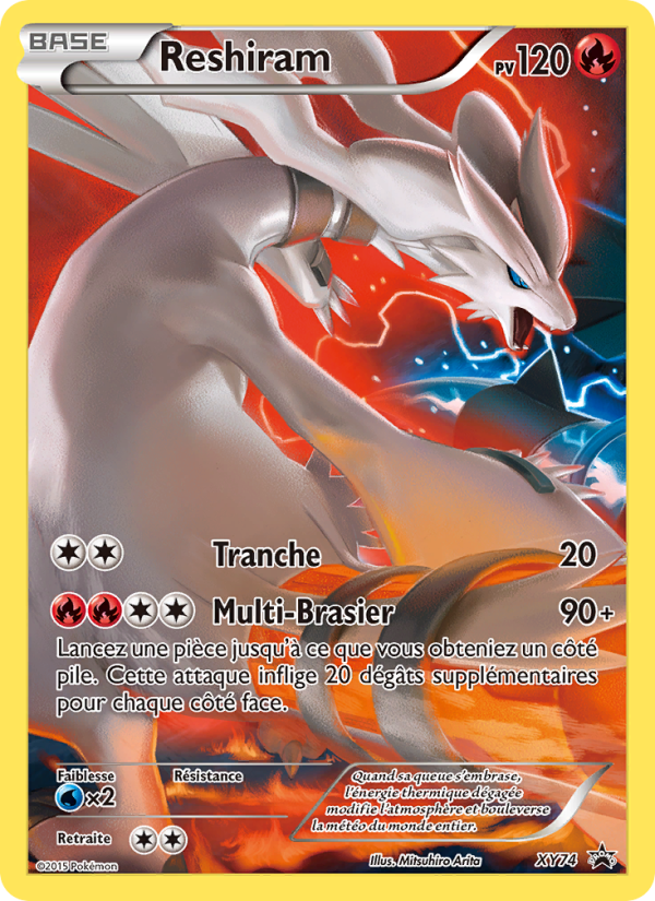 Reshiram XY74 — Promo XY (French Pokémon TCG card)