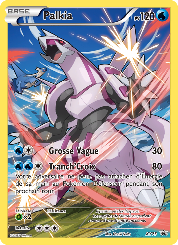 Palkia XY75 — Promo XY (French Pokémon TCG card)