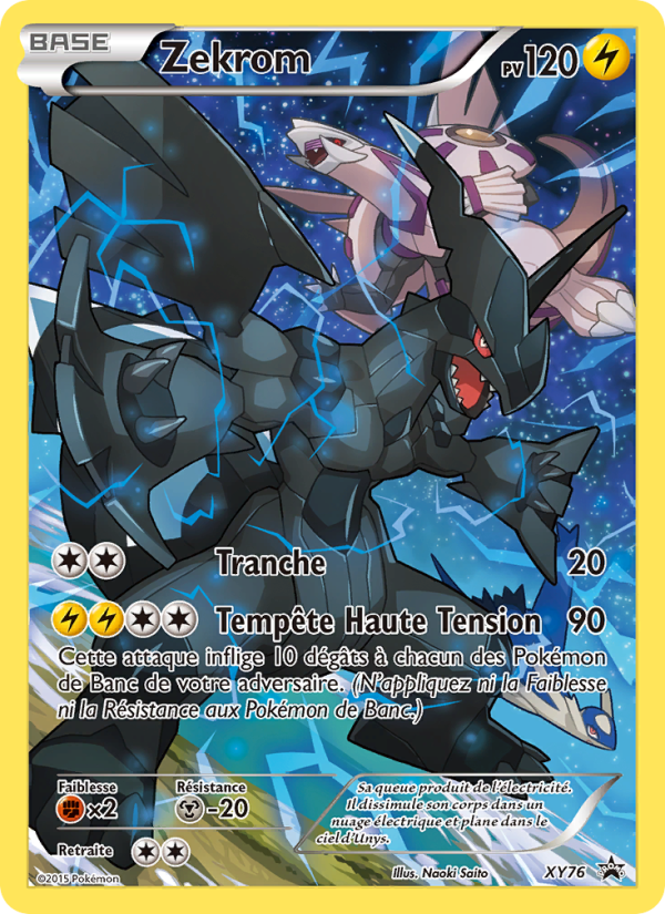 Zekrom XY76 — Promo XY (French Pokémon TCG card)