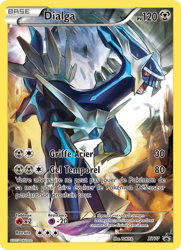 Dialga XY77 — Promo XY (French Pokémon TCG card)