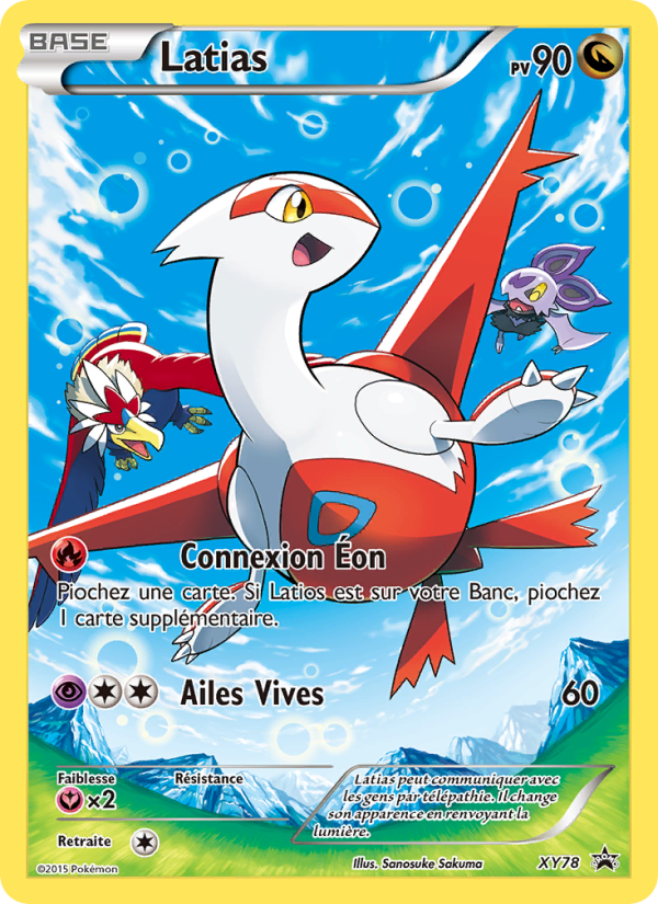 Latias XY78 — Promo XY (French Pokémon TCG card)