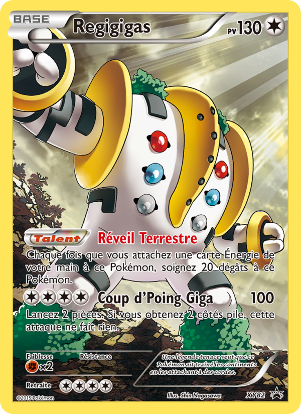 Regigigas XY82 — Promo XY (French Pokémon TCG card)