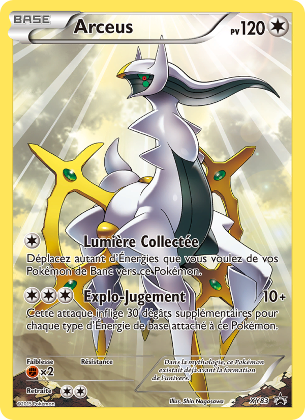 Arceus XY83 — Promo XY (French Pokémon TCG card)