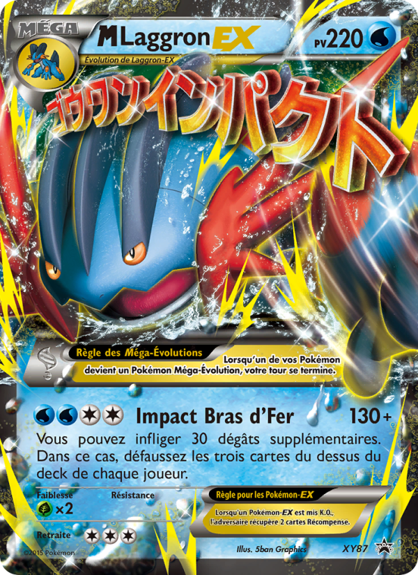 M Laggron EX XY87 — Promo XY (French Pokémon TCG card)