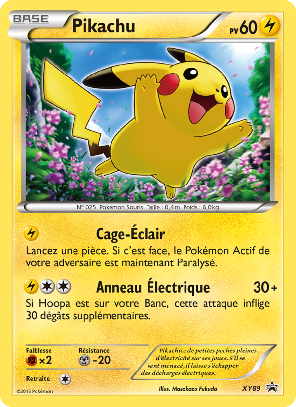 Pikachu XY89 — Promo XY (French Pokémon TCG card)
