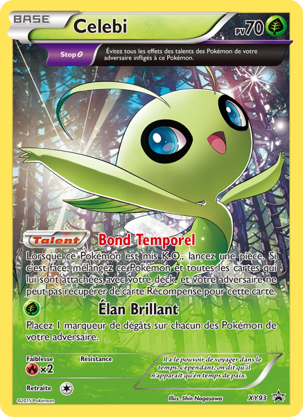 Celebi XY93 — Promo XY (French Pokémon TCG card)
