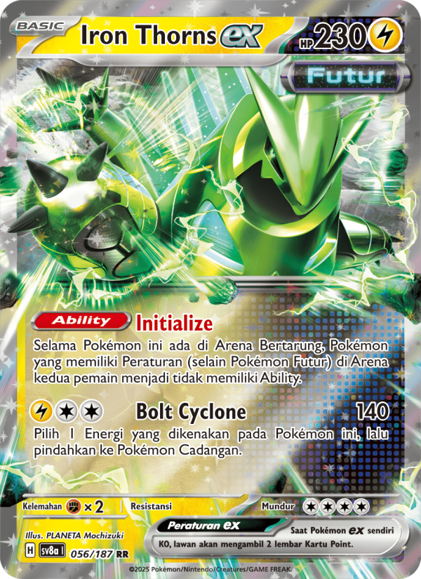 Iron Thorns ex 056 — Festival Terastal ex (Indonesian Pokémon TCG card)