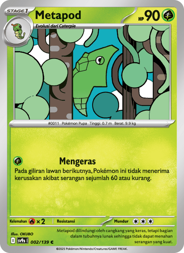 Metapod Pokémon TCG cards