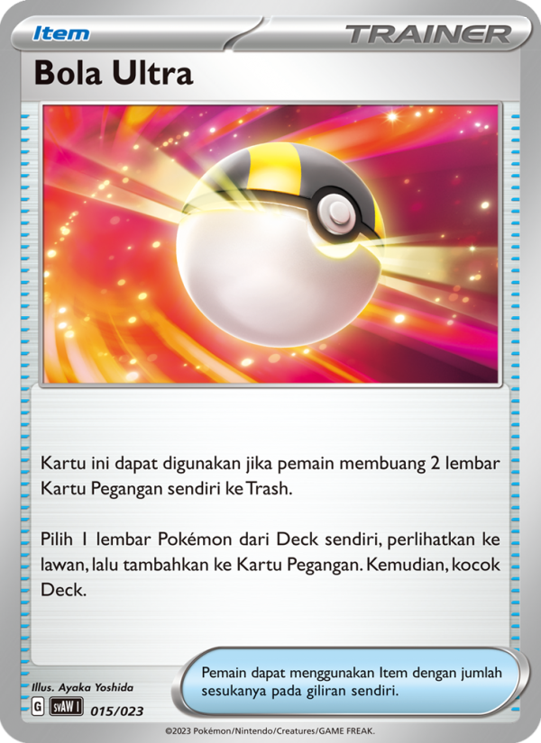 Bola Ultra 015 — Quaxly & Mimikyu ex (Indonesian Pokémon TCG card)