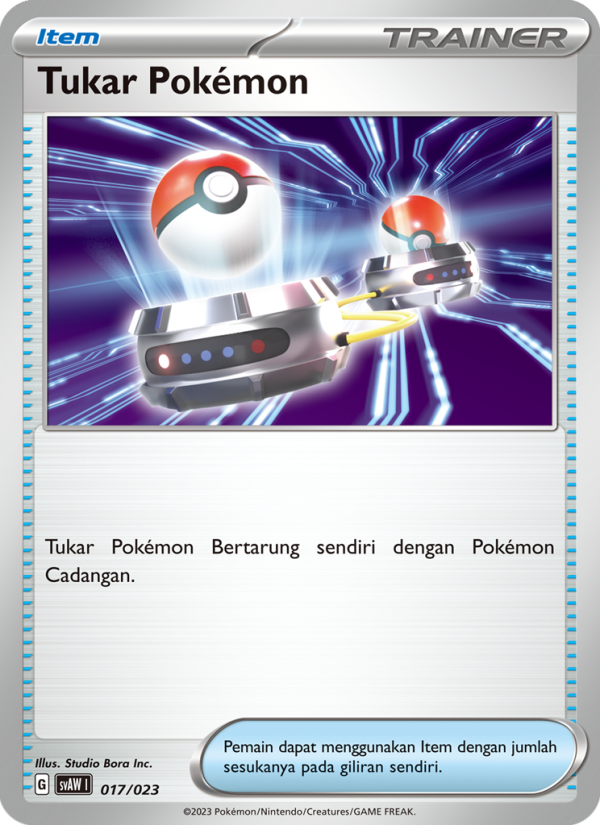 Tukar Pokémon 017 — Quaxly & Mimikyu ex (Indonesian Pokémon TCG card)