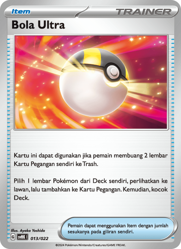 Bola Ultra [Item] 013 — Koraidon ex Purba (Indonesian Pokémon TCG card)