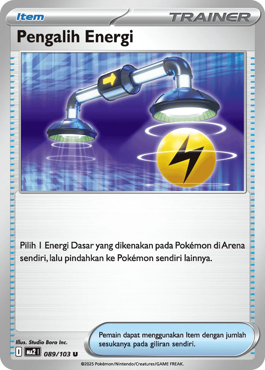 Energy Switch 089 — Blue Blaze (Indonesian Pokémon TCG card)