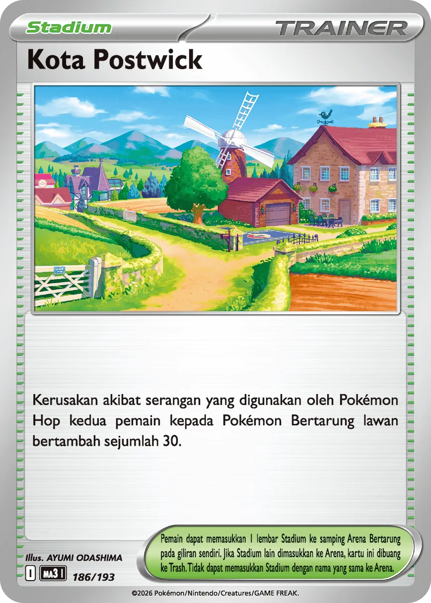 Postwick 186 — MEGA Dream ex (Indonesian Pokémon TCG card)