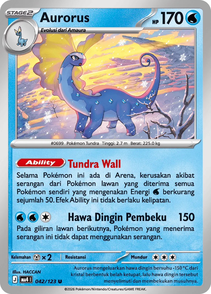Aurorus Pokémon TCG cards