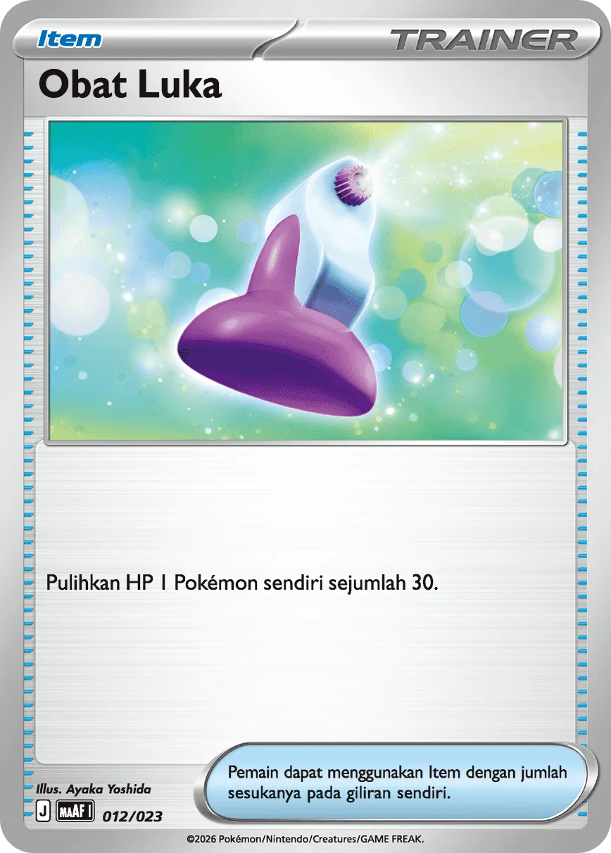 Potion 012 — Mega Venusaur ex Starter Deck (Indonesian Pokémon TCG card)