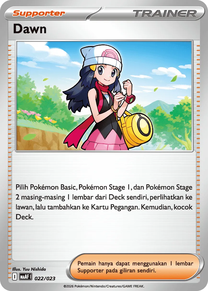 Dawn 022 — Mega Venusaur ex Starter Deck (Indonesian Pokémon TCG card)
