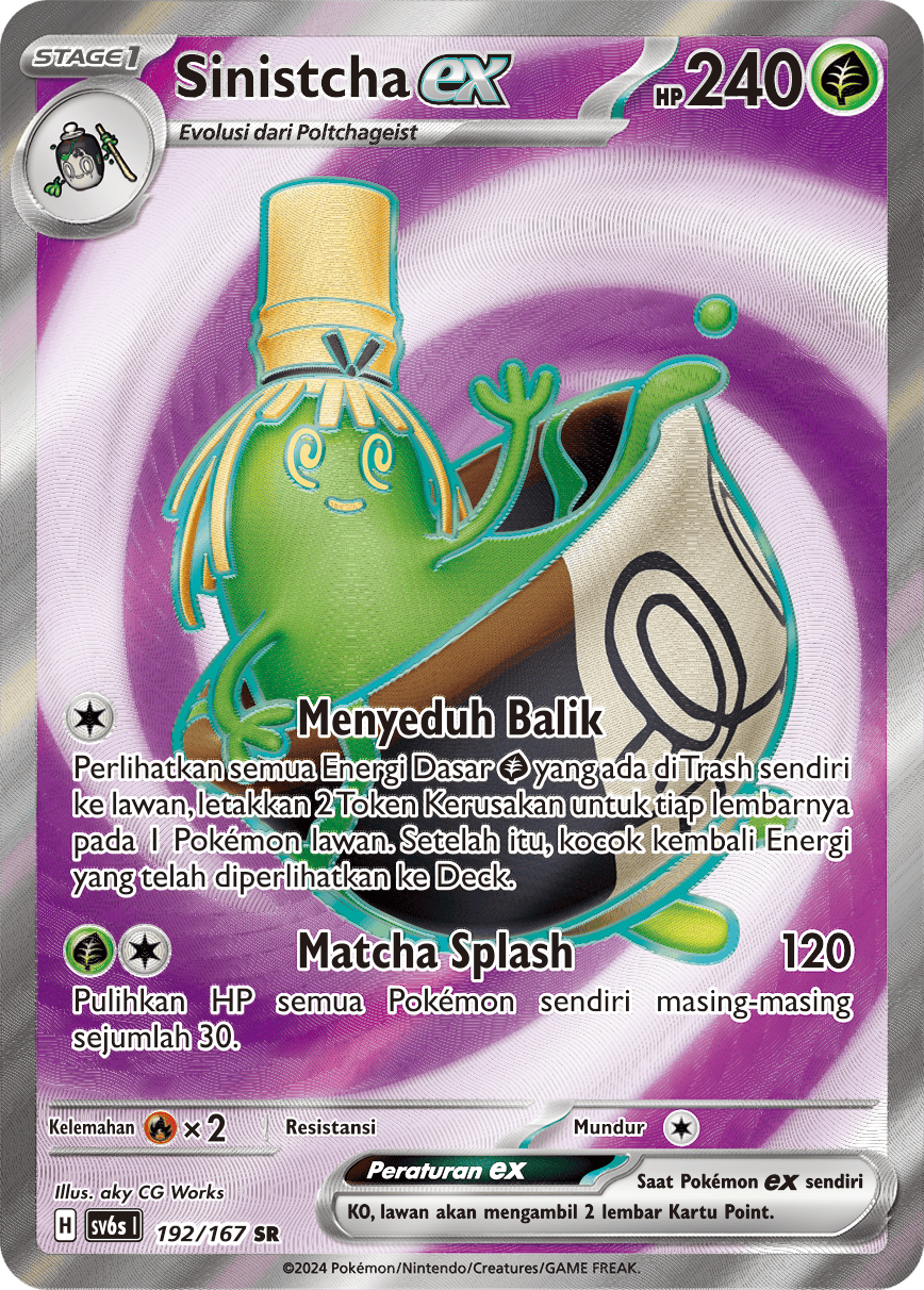 SV6s #192 192 — Topeng Transfigurasi (Indonesian Pokémon TCG card)