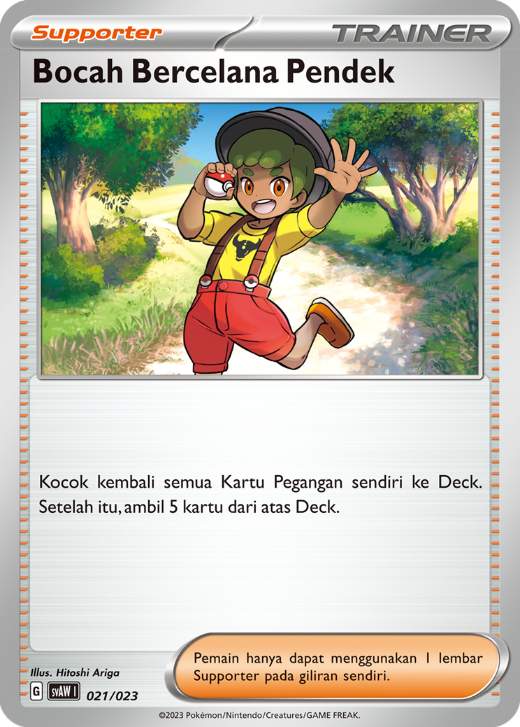 Bocah Bercelana Pendek 021 — Quaxly & Mimikyu ex (Indonesian Pokémon TCG card)