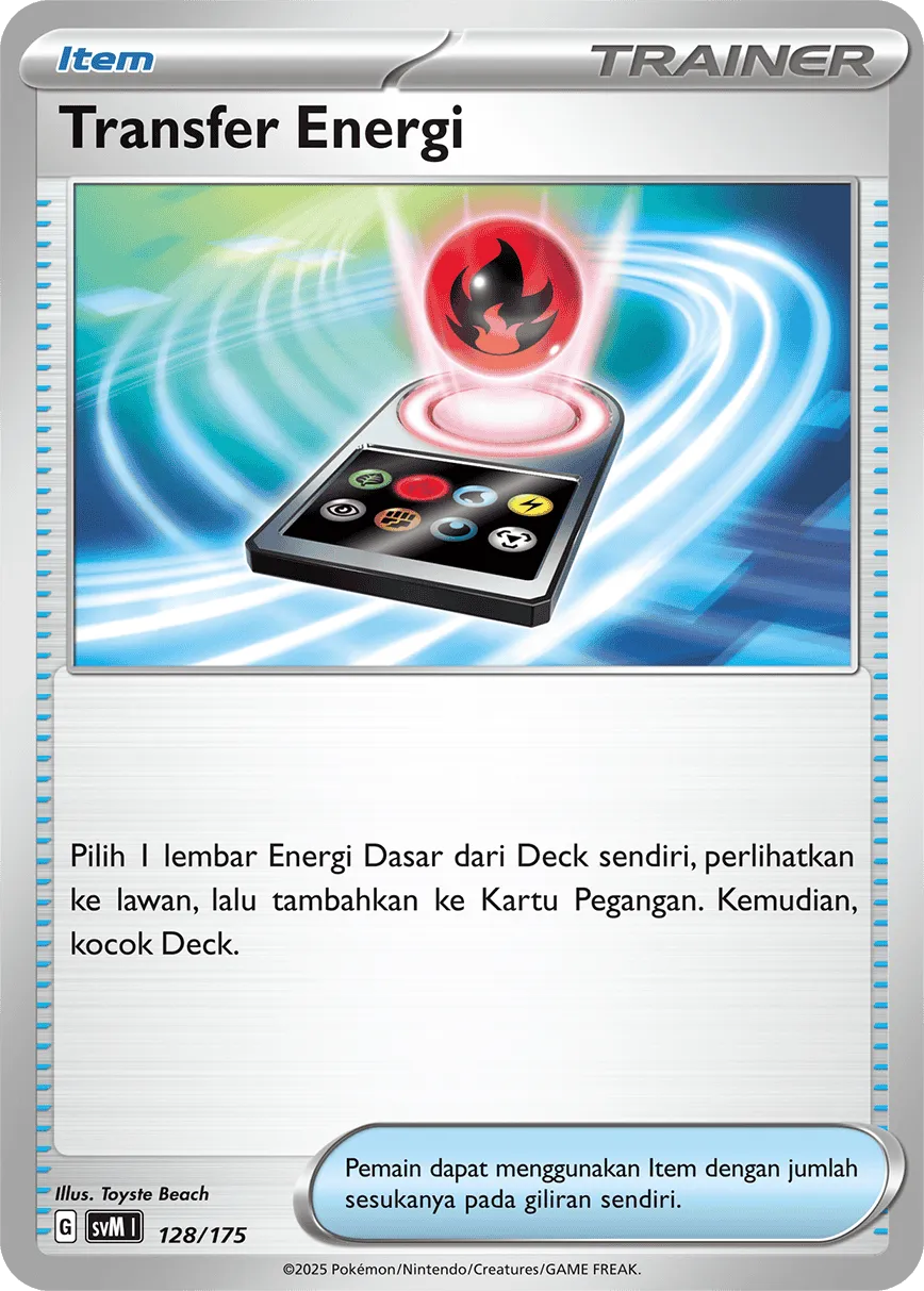 Energy Search 128 — Generations Starter Decks (Indonesian Pokémon TCG card)