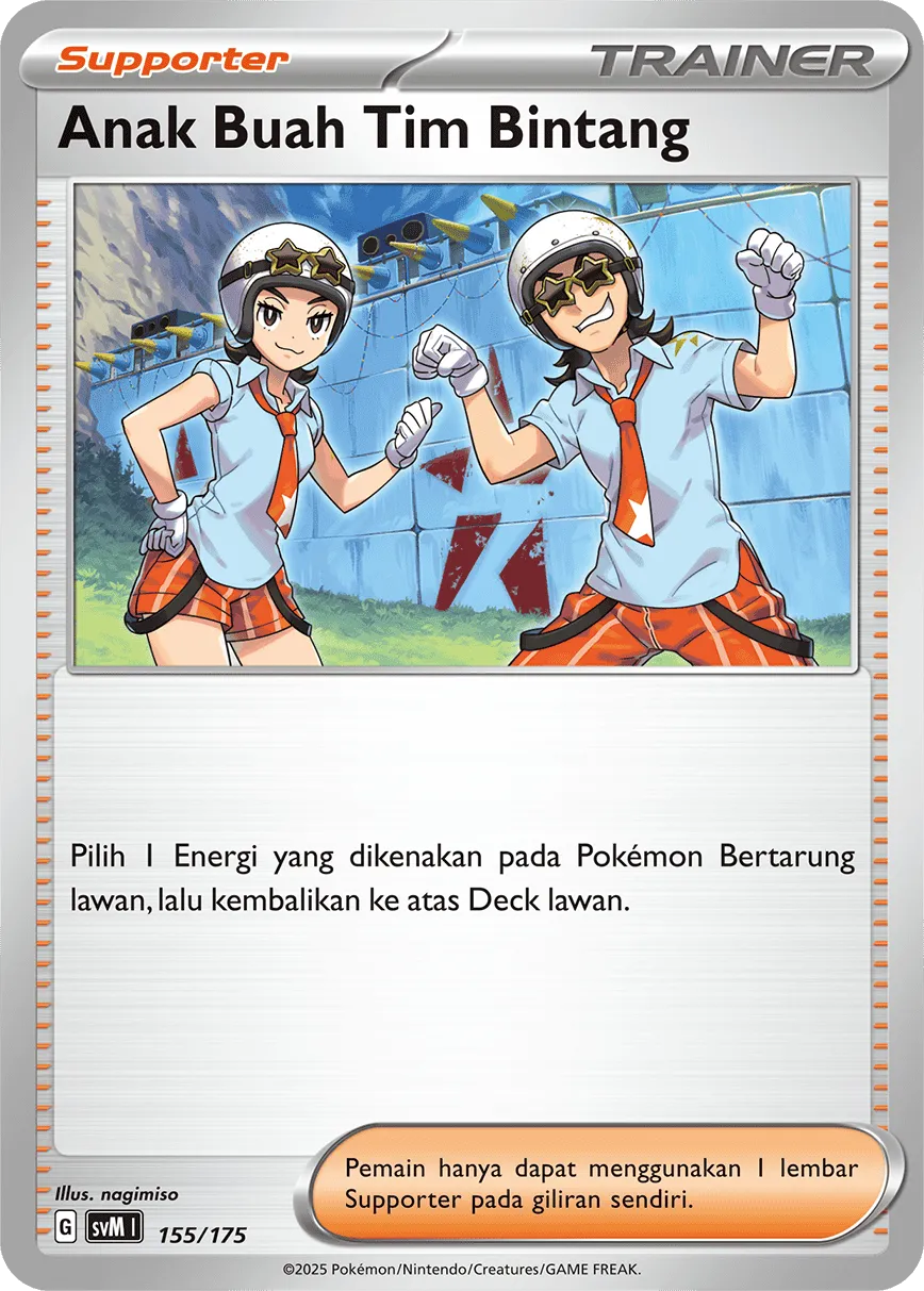 Team Star Grunt 155 — Generations Starter Decks (Indonesian Pokémon TCG card)