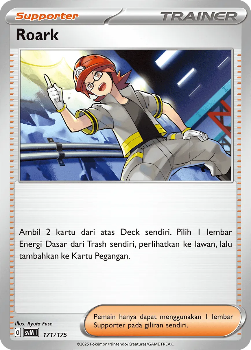 Roark 171 — Generations Starter Decks (Indonesian Pokémon TCG card)