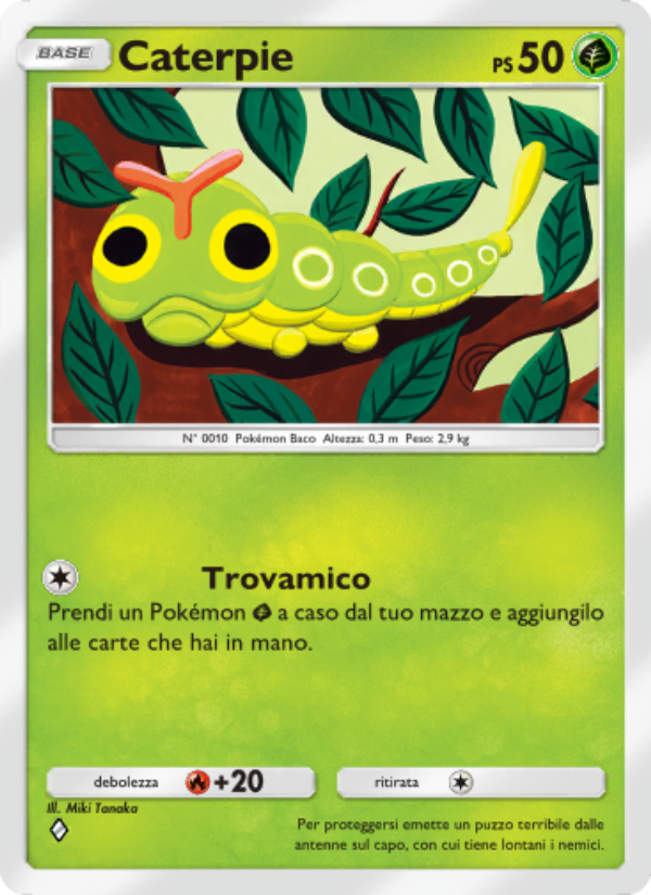 Caterpie 005/286 — Geni Supremi (Italian Pokémon TCG card)