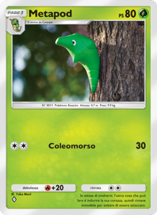 Metapod 006/286 — Geni Supremi (Italian Pokémon TCG card)