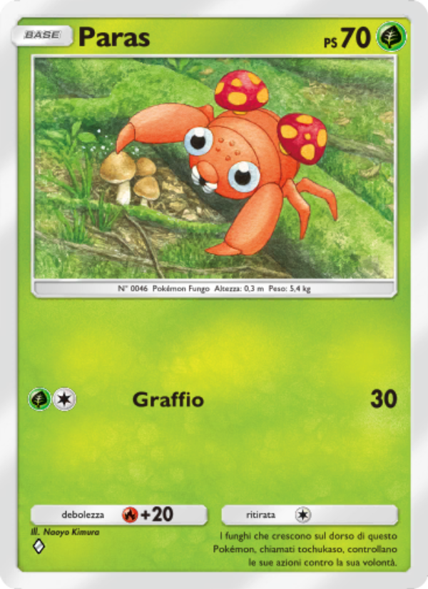 Paras 014/286 — Geni Supremi (Italian Pokémon TCG card)