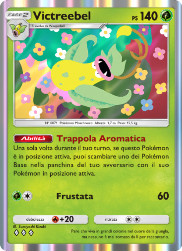 Victreebel 020/286 — Geni Supremi (Italian Pokémon TCG card)