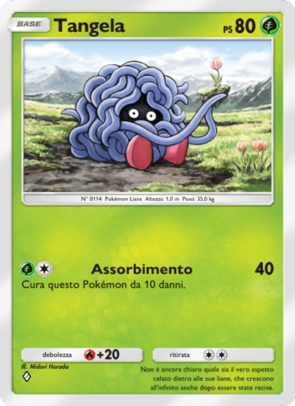 Tangela 024/286 — Geni Supremi (Italian Pokémon TCG card)