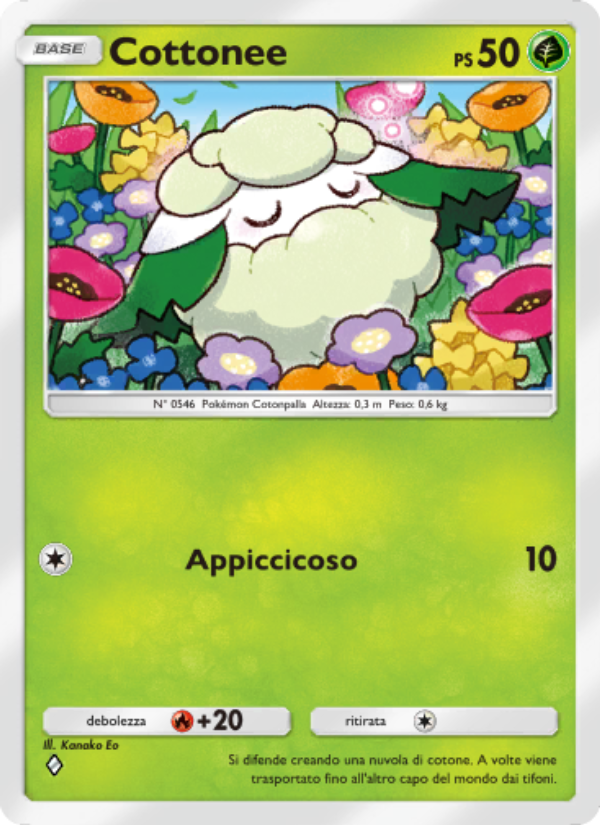 Cottonee 027/286 — Geni Supremi (Italian Pokémon TCG card)