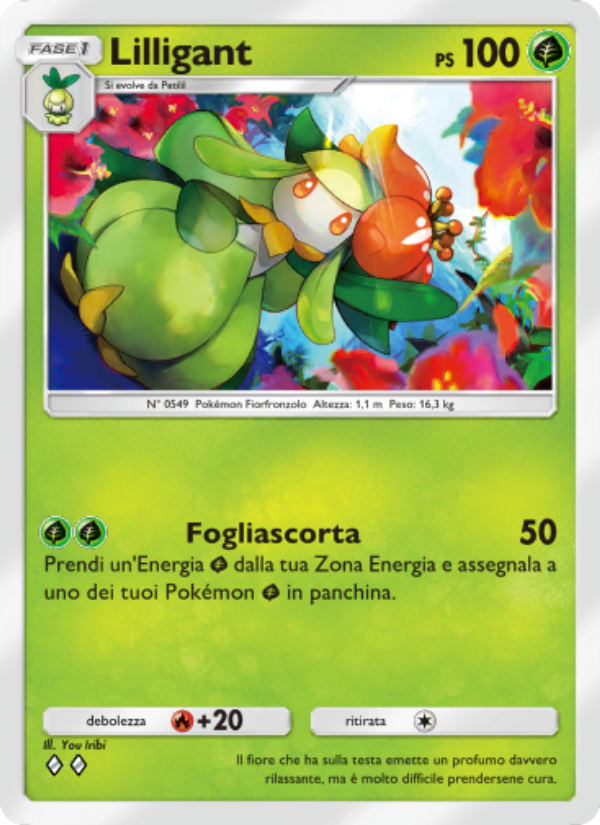 Lilligant 030/286 — Geni Supremi (Italian Pokémon TCG card)