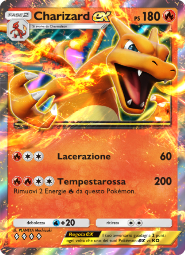 Charizard-ex 036/286 — Geni Supremi (Italian Pokémon TCG card)