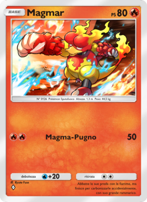Magmar 044/286 — Geni Supremi (Italian Pokémon TCG card)