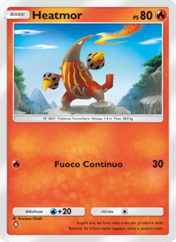 Heatmor 048/286 — Geni Supremi (Italian Pokémon TCG card)