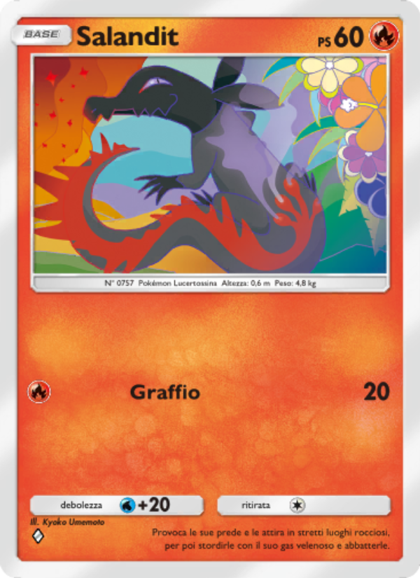 Salandit 049/286 — Geni Supremi (Italian Pokémon TCG card)