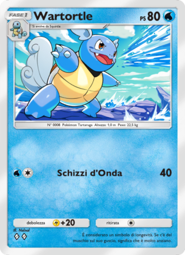 Wartortle 054/286 — Geni Supremi (Italian Pokémon TCG card)