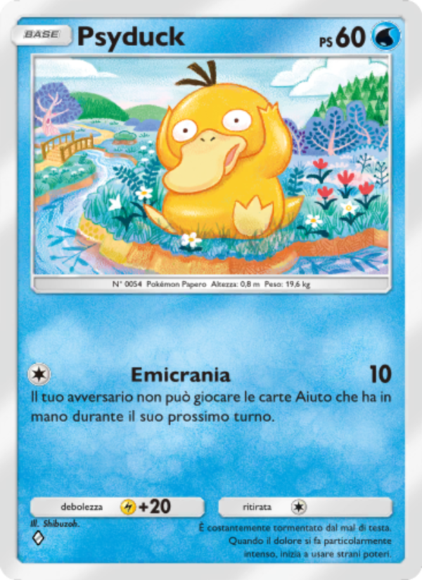 Psyduck 057/286 — Geni Supremi (Italian Pokémon TCG card)