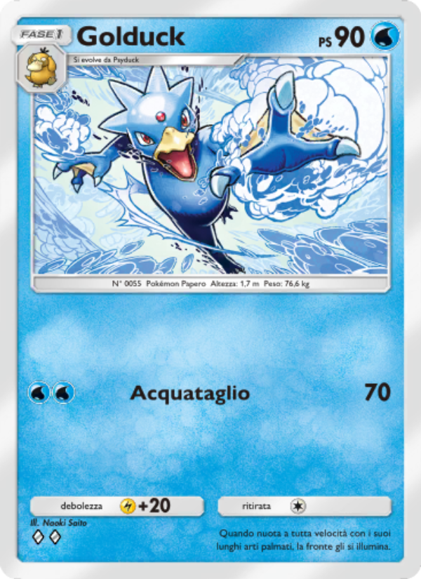 Golduck 058/286 — Geni Supremi (Italian Pokémon TCG card)