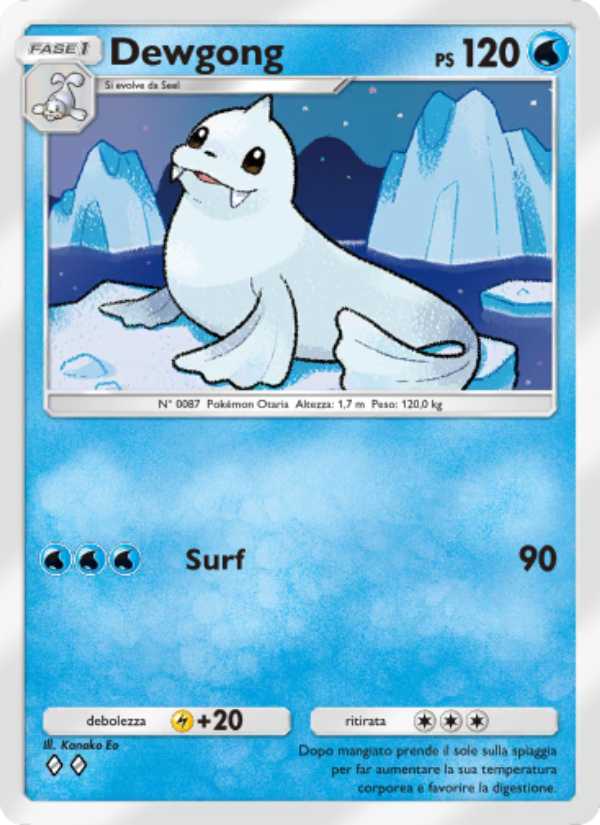 Dewgong 065/286 — Geni Supremi (Italian Pokémon TCG card)