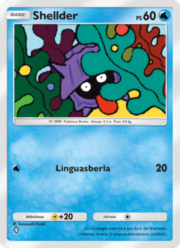 Shellder 066/286 — Geni Supremi (Italian Pokémon TCG card)