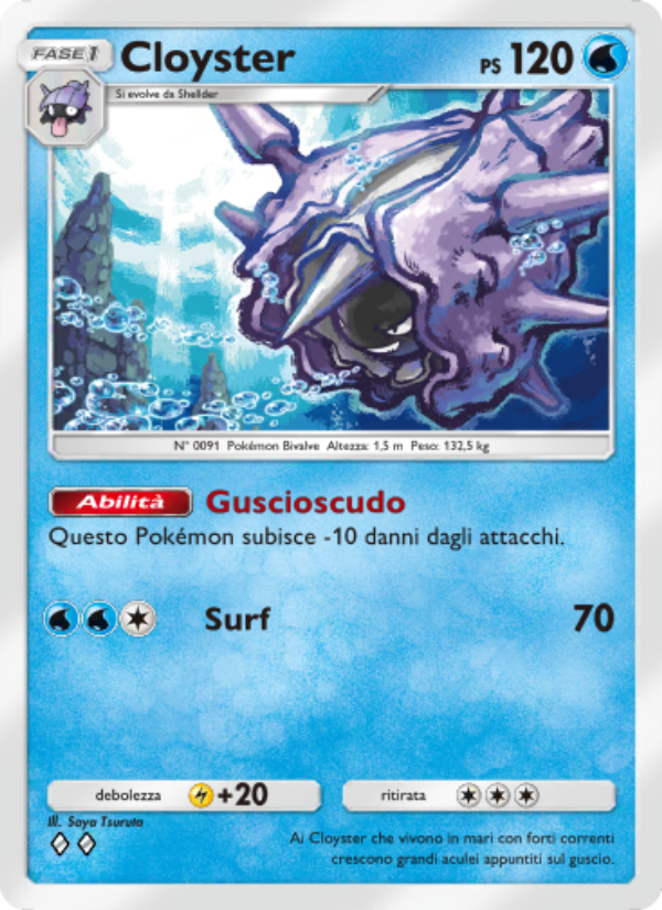 Cloyster 067/286 — Geni Supremi (Italian Pokémon TCG card)