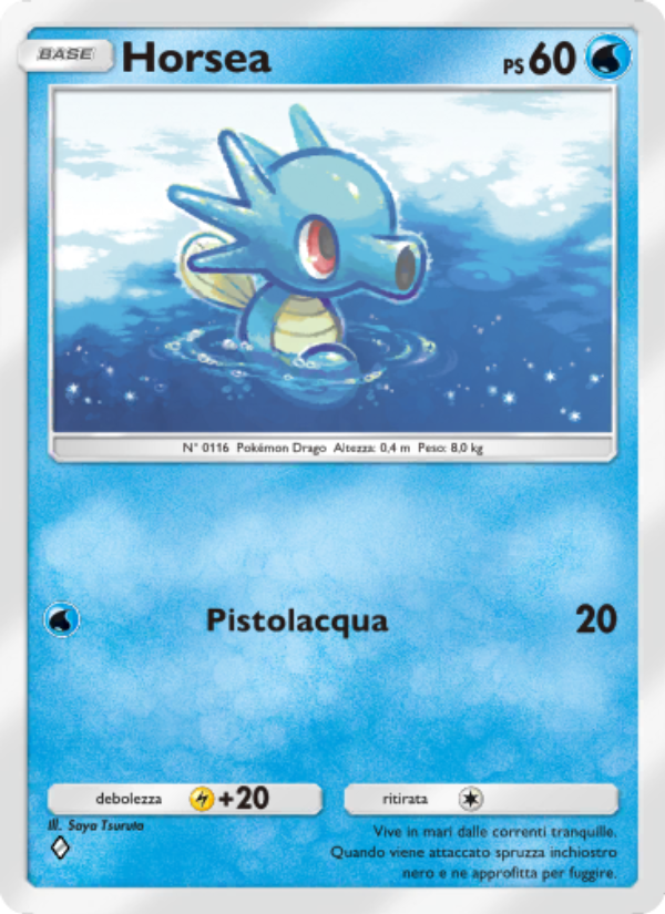 Horsea 070/286 — Geni Supremi (Italian Pokémon TCG card)