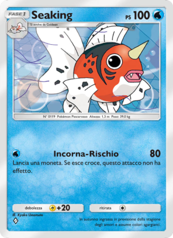 Seaking 073/286 — Geni Supremi (Italian Pokémon TCG card)