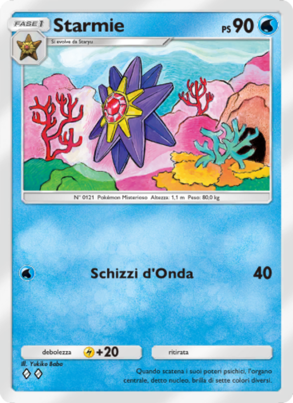 Starmie 075/286 — Geni Supremi (Italian Pokémon TCG card)